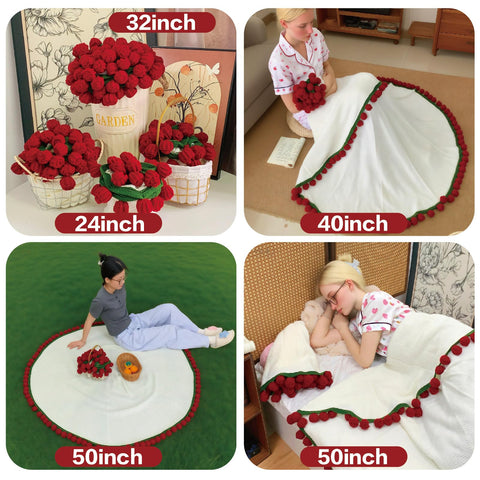 SoffMoiis blanket on sofa adding romantic decor and cozy comfort