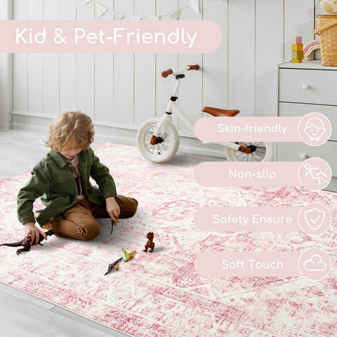 Sofrug placed in living room enhancing décor and soft underfoot