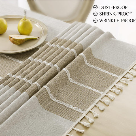 Softalker tablecloth size shown on medium table for scale planning