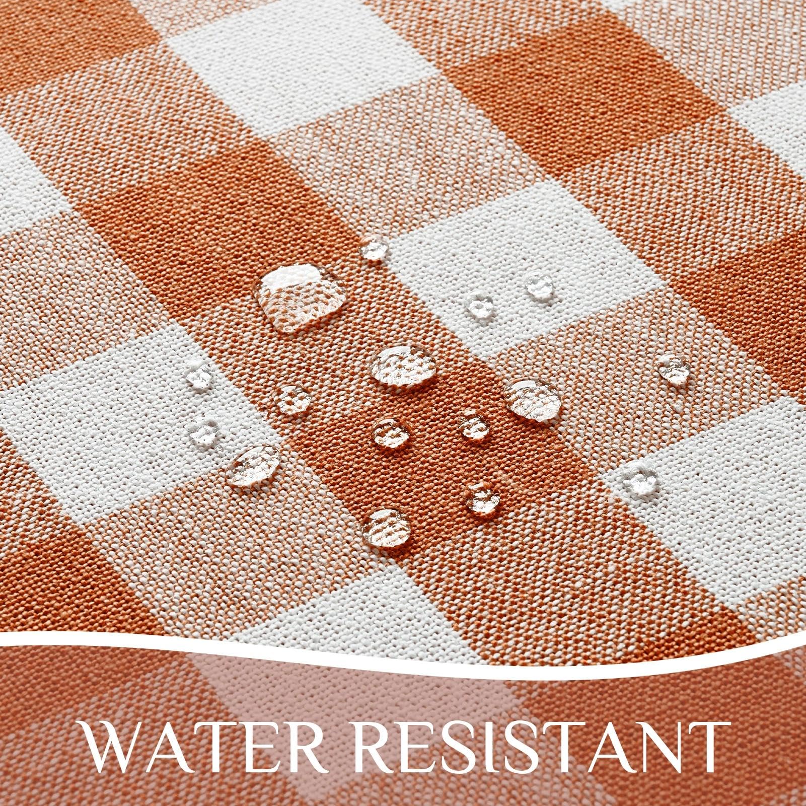 Softalker tablecloth styled for Thanksgiving providing warm seasonal ambiance