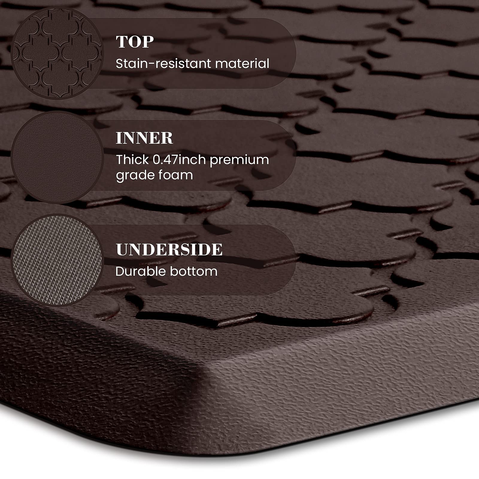 SoftDuo beveled edge detail reducing trip risk and aiding smooth transitions