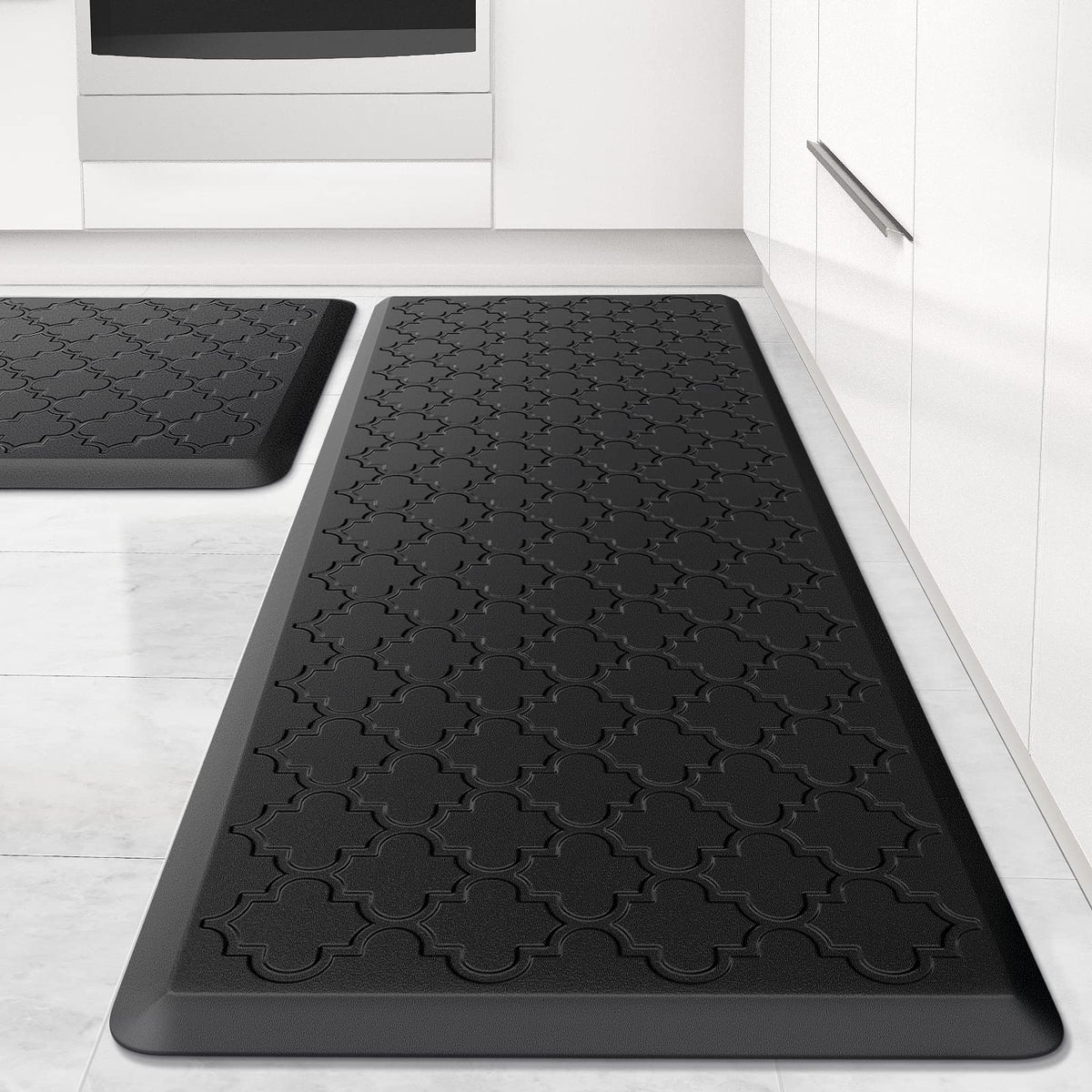 SoftDuo front view of two mats showing size and cushioned benefit
