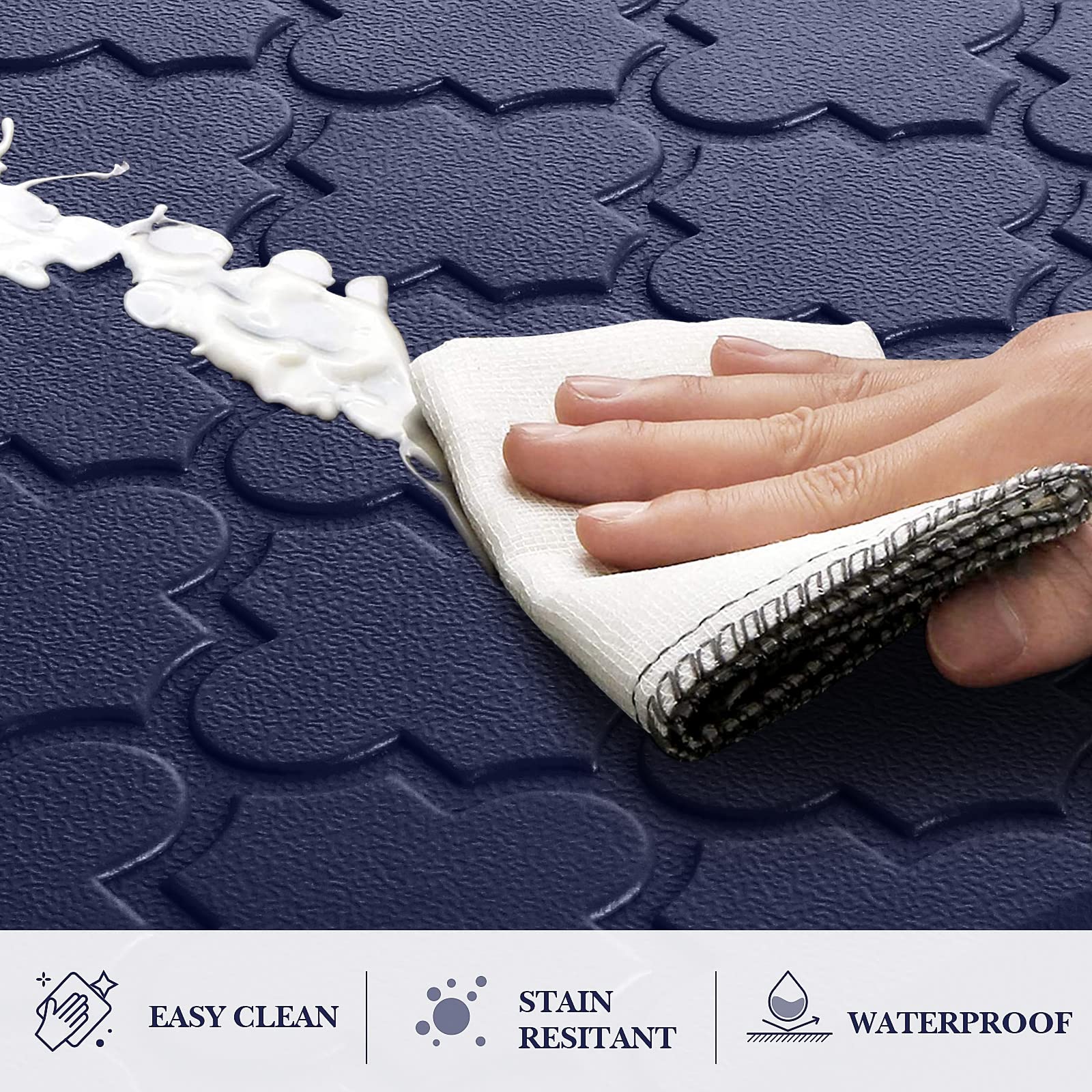 SoftDuo in use at sink providing cushioned support and reduced fatigue