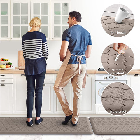 SoftDuo in-use by sink showing comfort during washing and easy cleanup