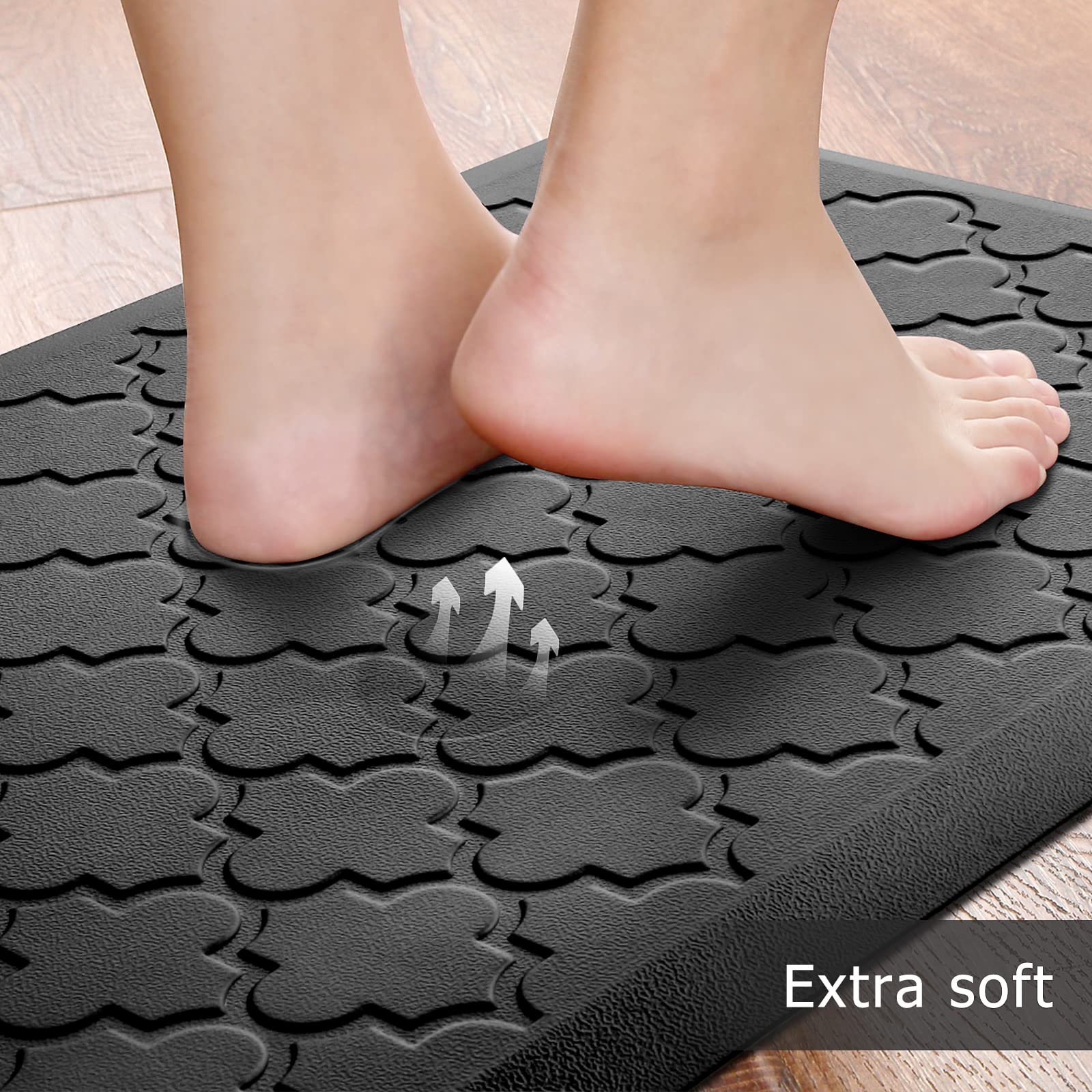 SoftDuo side profile highlighting beveled edge for tripping prevention