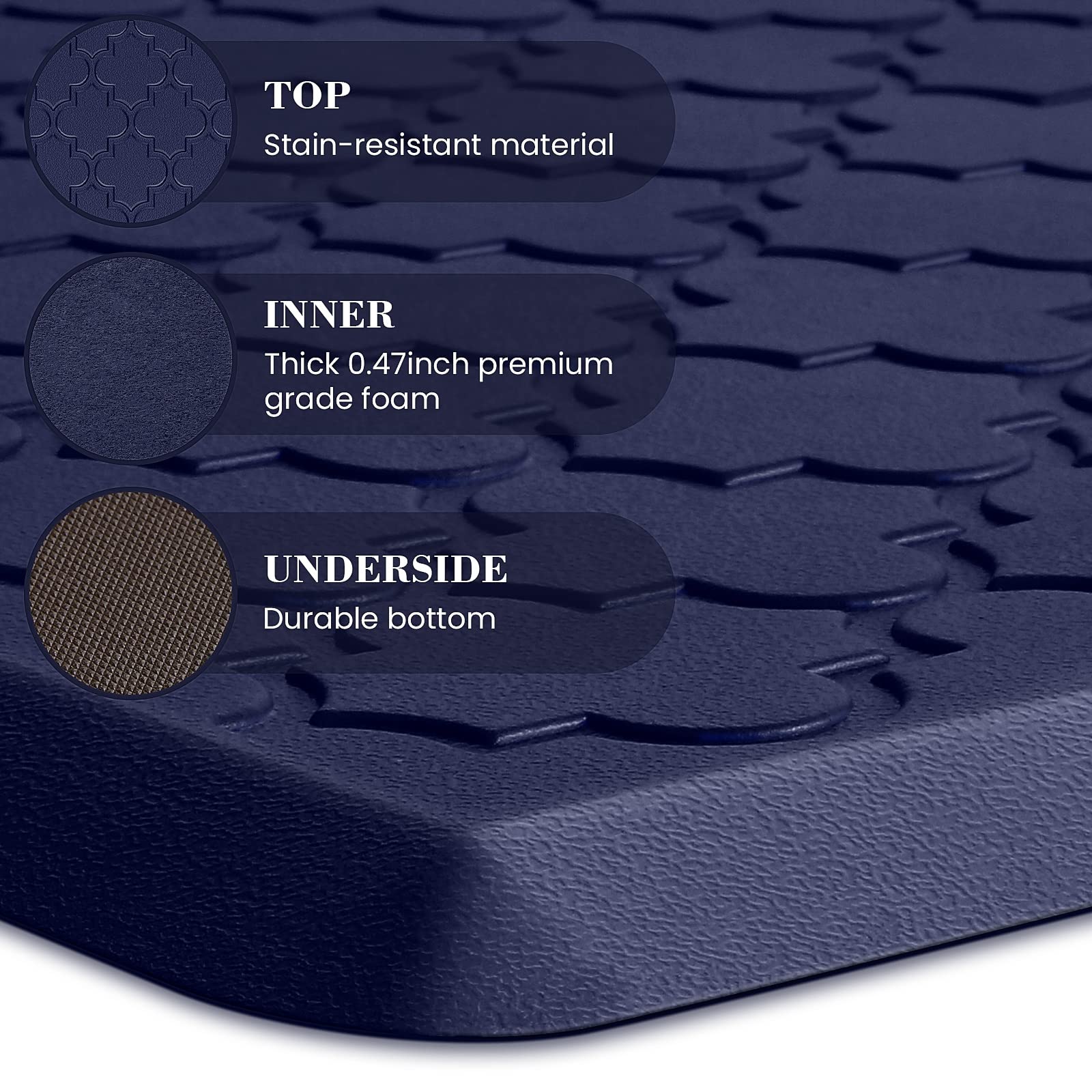 SoftDuo beside chair to show scale and placement options for kitchens