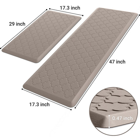 SoftDuo close-up of embossed surface showing improved traction while standing