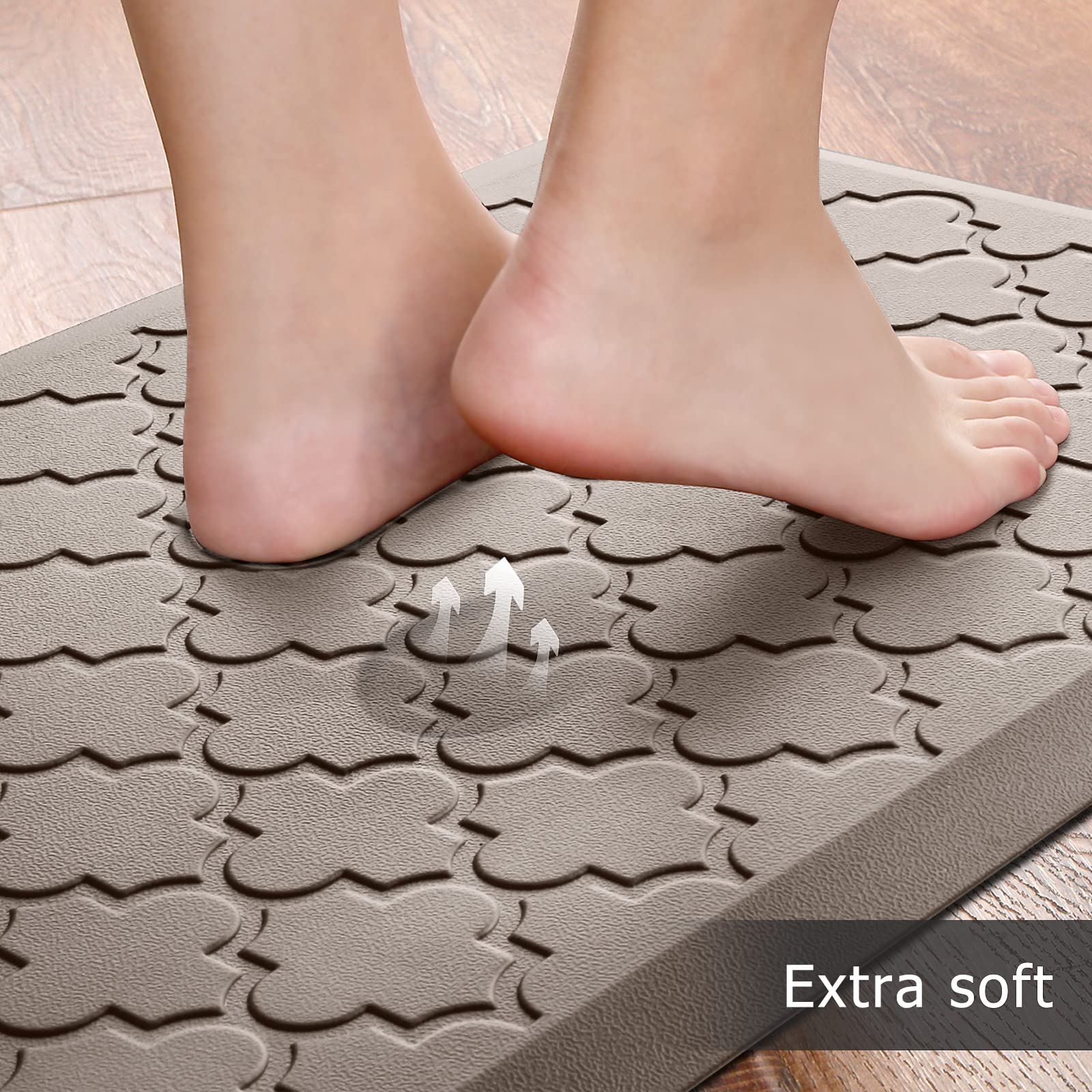 SoftDuo cross-section display of thick foam core providing ergonomic cushioning