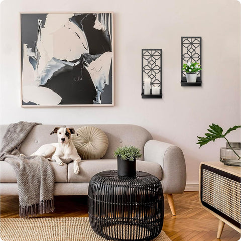 Sokurdeg styled in an entryway showing instant wall transformation benefit