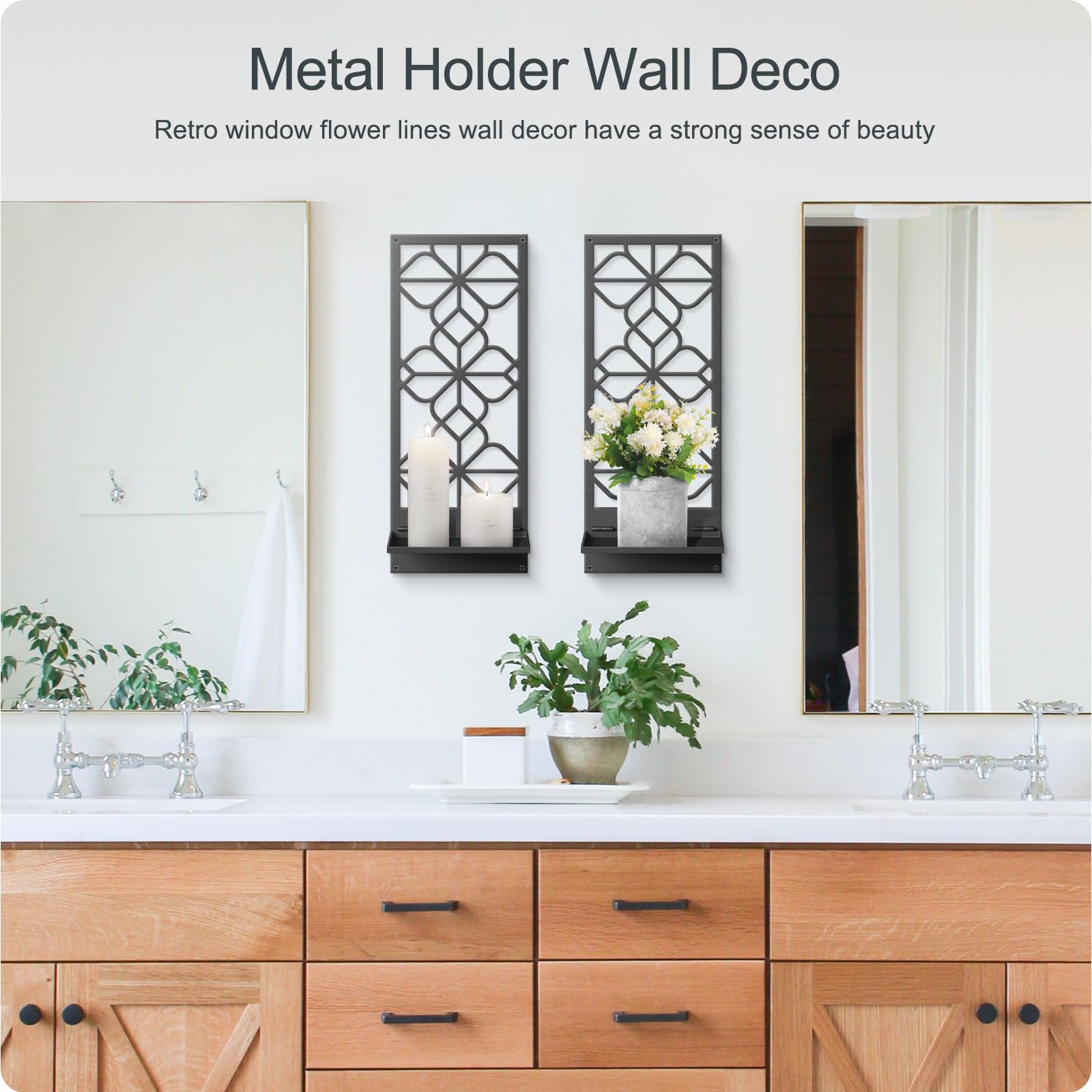 Sokurdeg sconce platform holding candles showing decorative display benefit