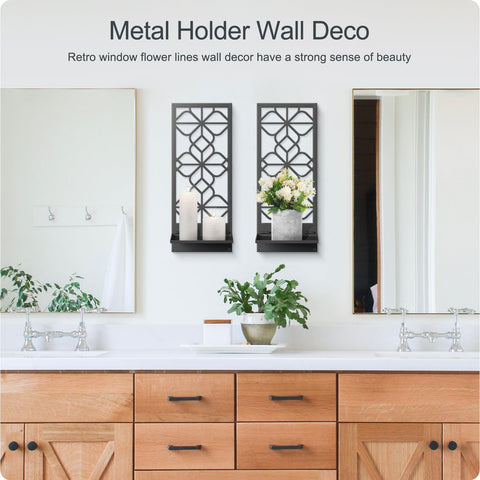 Sokurdeg sconce platform holding candles showing decorative display benefit