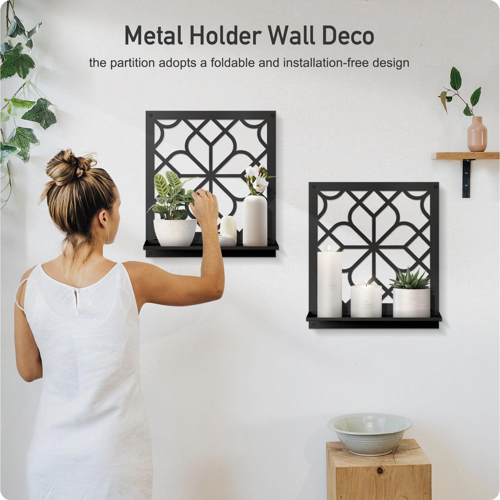 Sokurdeg side profile mounted in bathroom for compact decorative storage