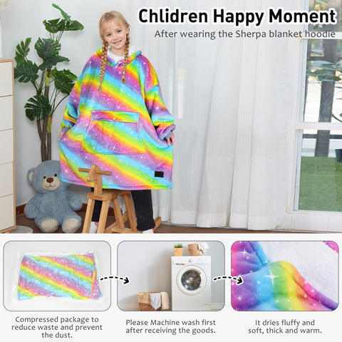 Solaris hood shown on child emphasizing head coverage and extra cold protection