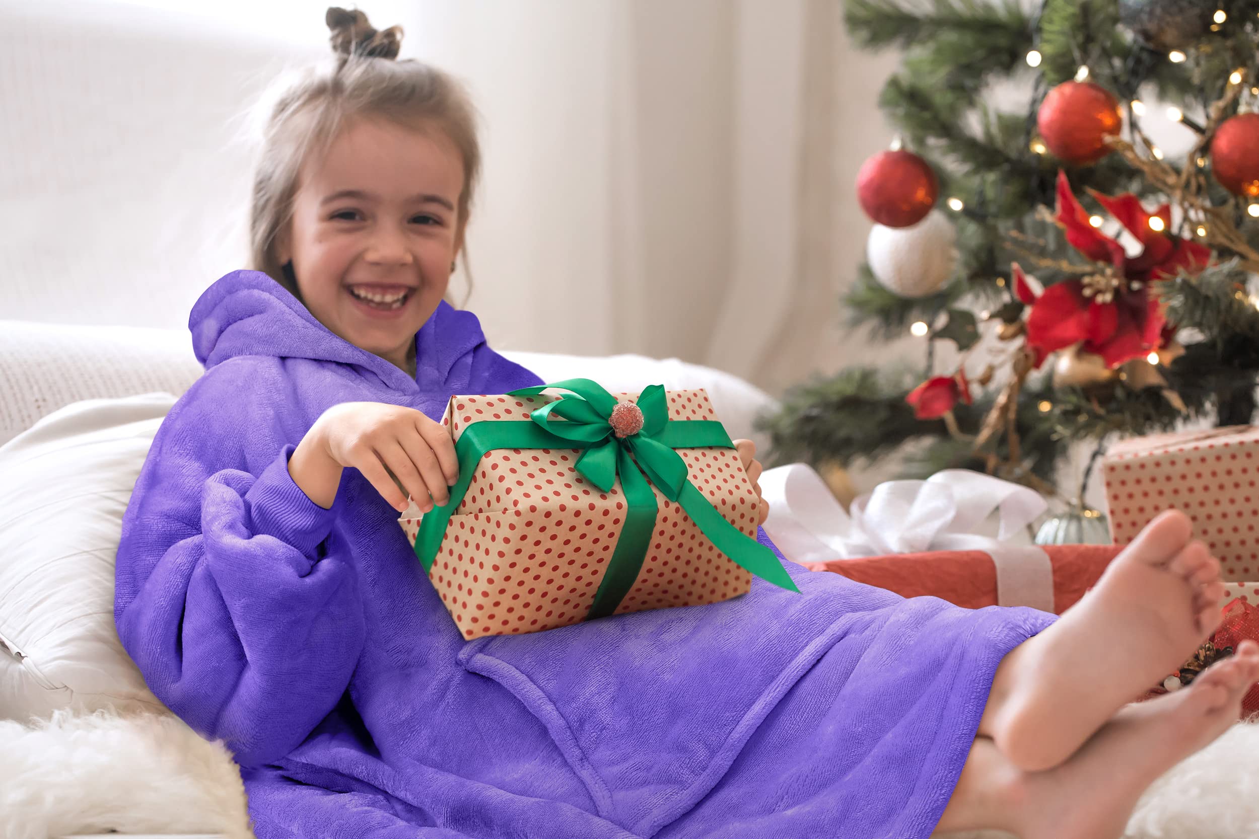 Family movie night with Solaris hoodie showing shared warmth and relaxed fun