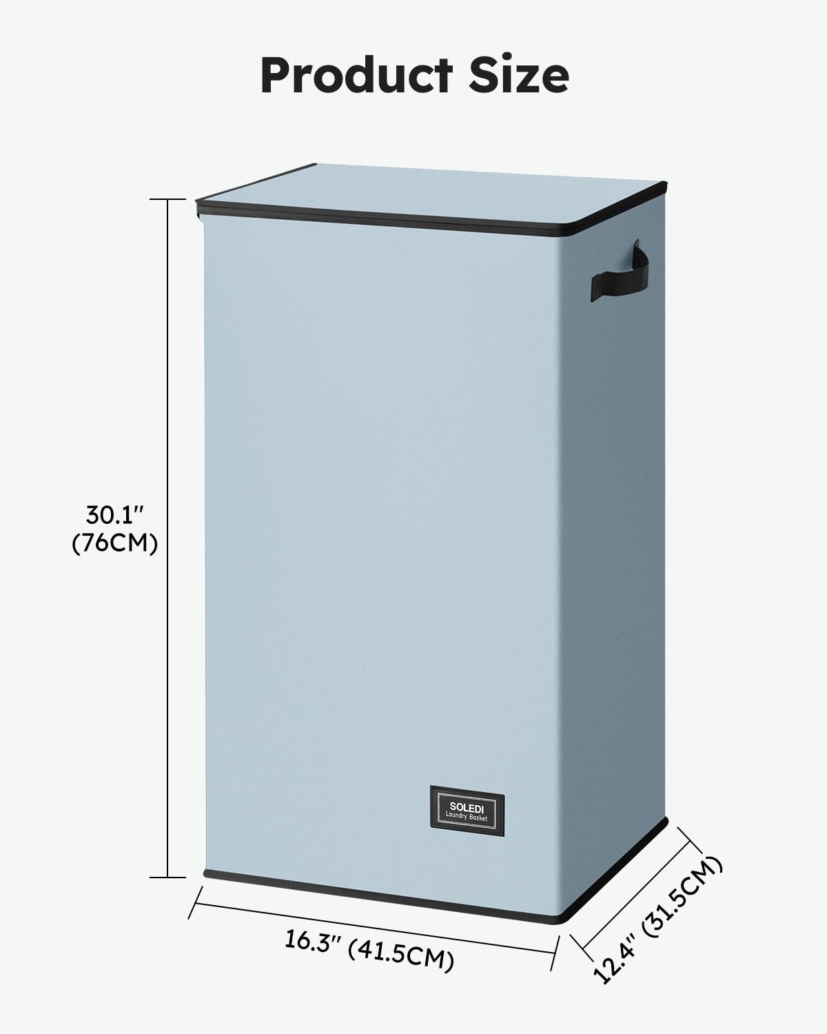 SOLEDI collapsed flat under bed showing compact space-saving storage