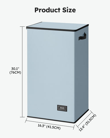 SOLEDI collapsed flat under bed showing compact space-saving storage