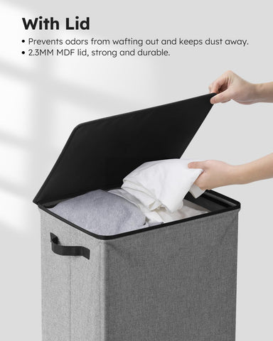 SOLEDI folded flat for space-saving storage in closet or trunk