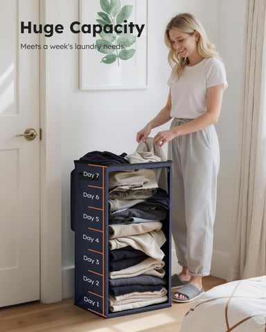 SOLEDI removable mesh inner bag lifted for easy transport to washer