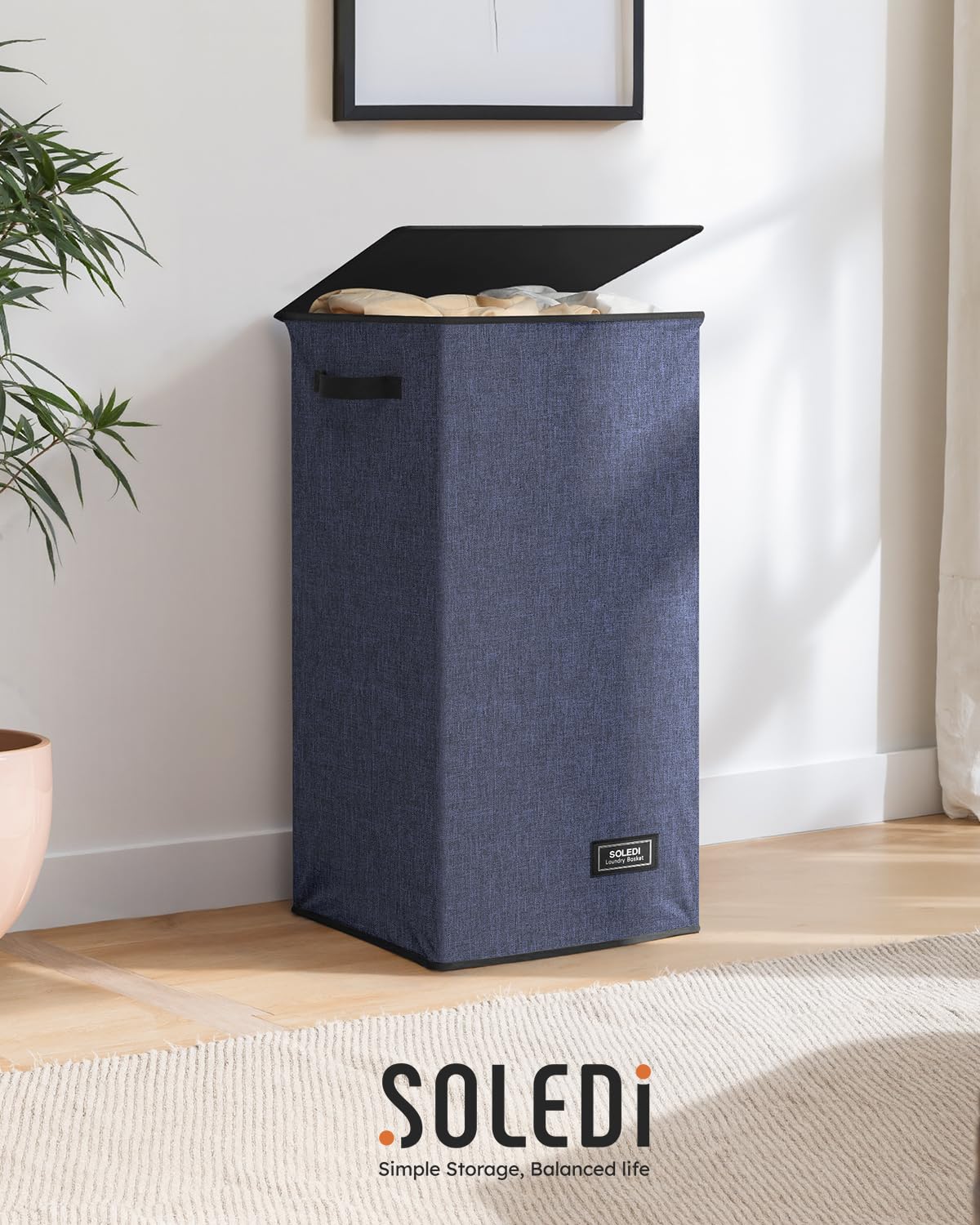 SOLEDI linen-like fabric texture close-up for modern aesthetic and durability