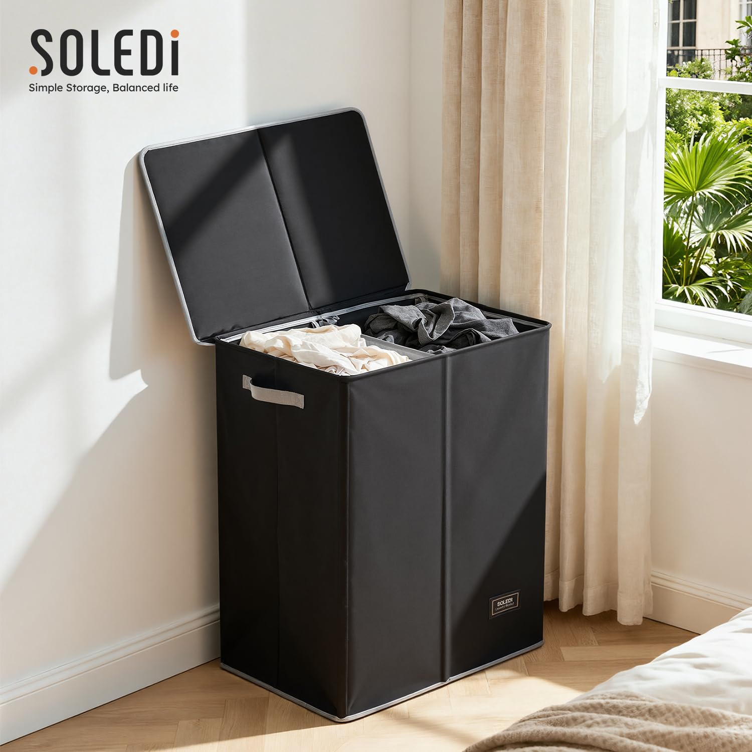 SOLEDI in bathroom lifestyle showing compact placement and neat appearance