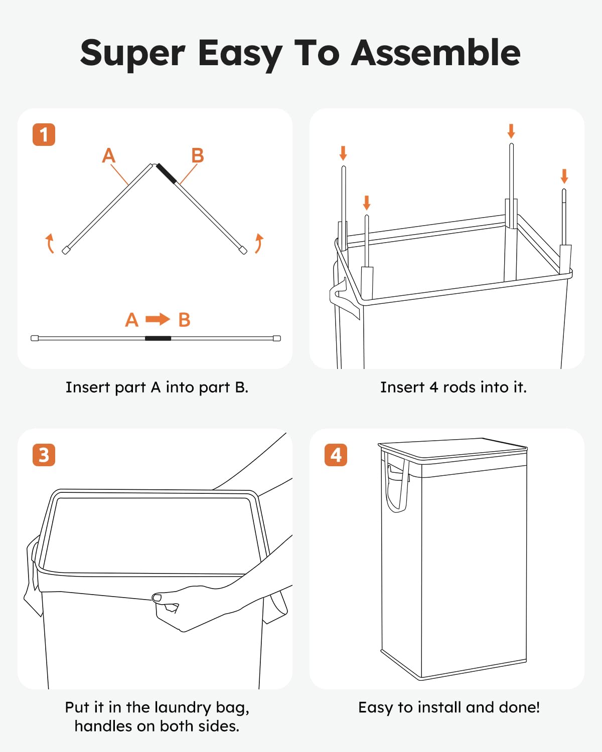 SOLEDI metal top frame close-up showing rigid opening benefit