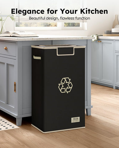 SOLEDI kitchen lifestyle placement showing tidy recycling solution