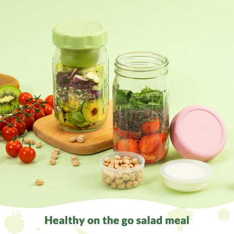 SOLIGT jar in hand next to smartphone showing compact size for portability