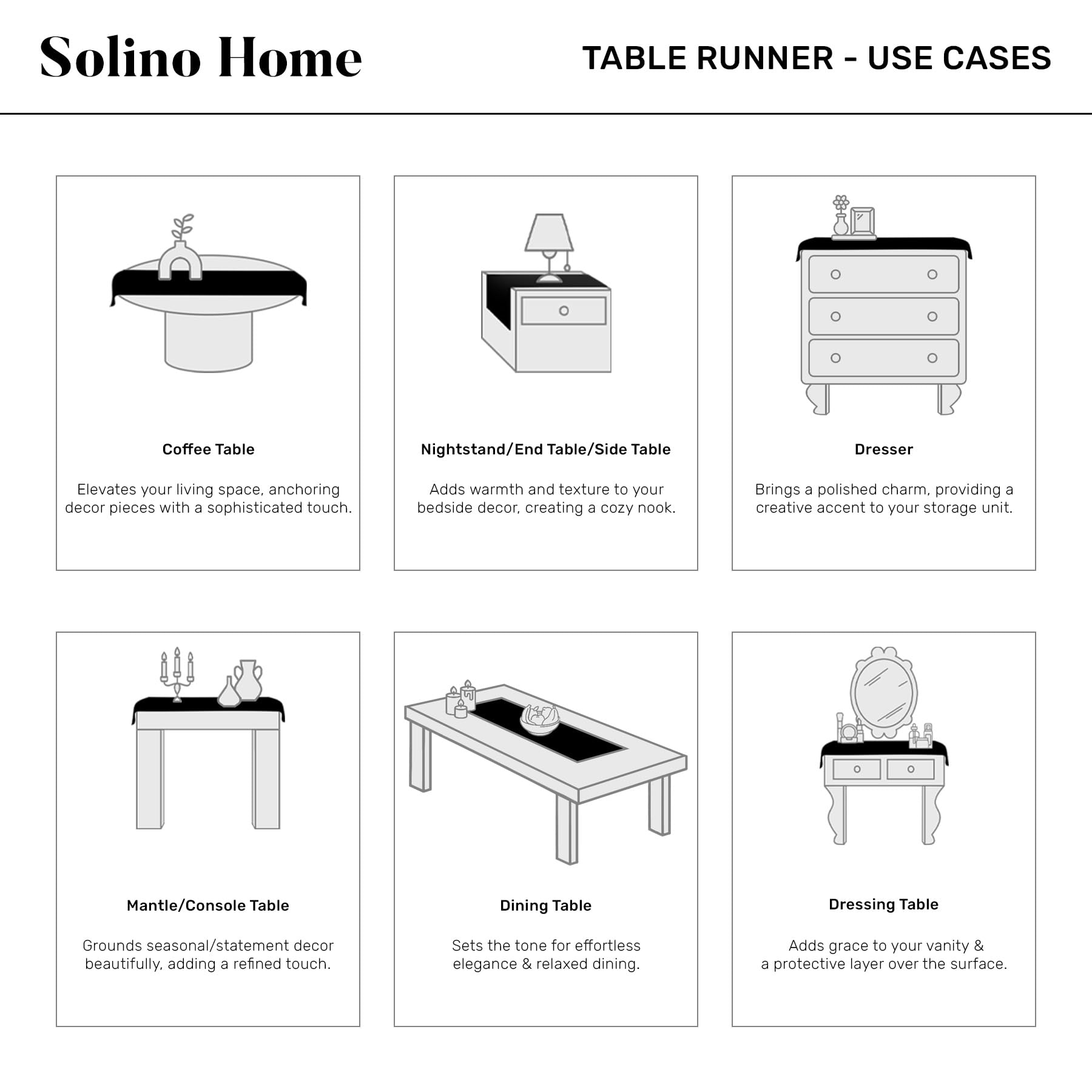 Solino Home tag and label detail confirming pure linen authenticity and crafted quality benefit