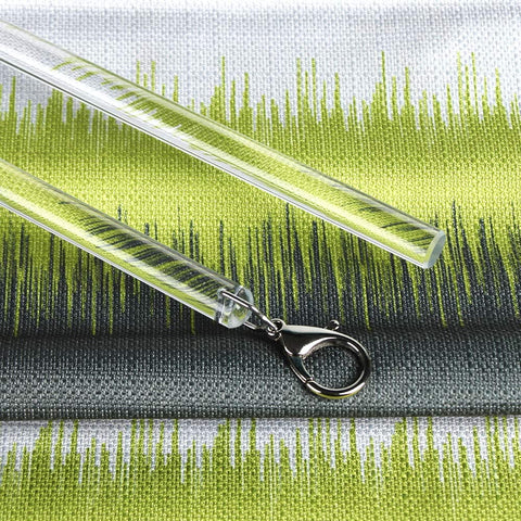 SOLOKOS close-up of acrylic rod polished finish, durable smooth surface reduces snags