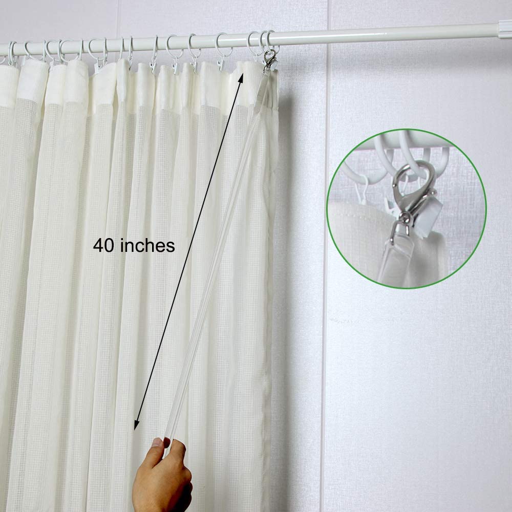 SOLOKOS wand next to measuring tape showing 40-inch length for high windows