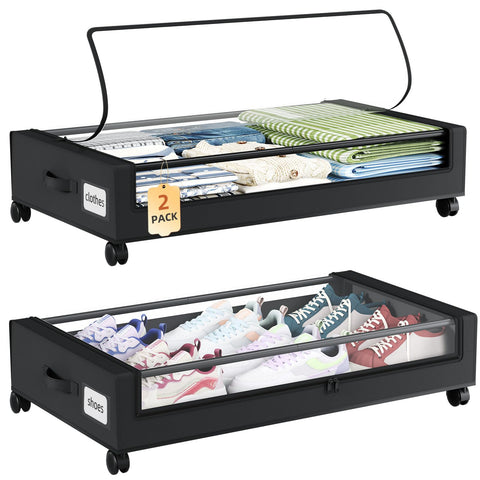 Somdot front view of two-pack showing size and storage capacity benefit