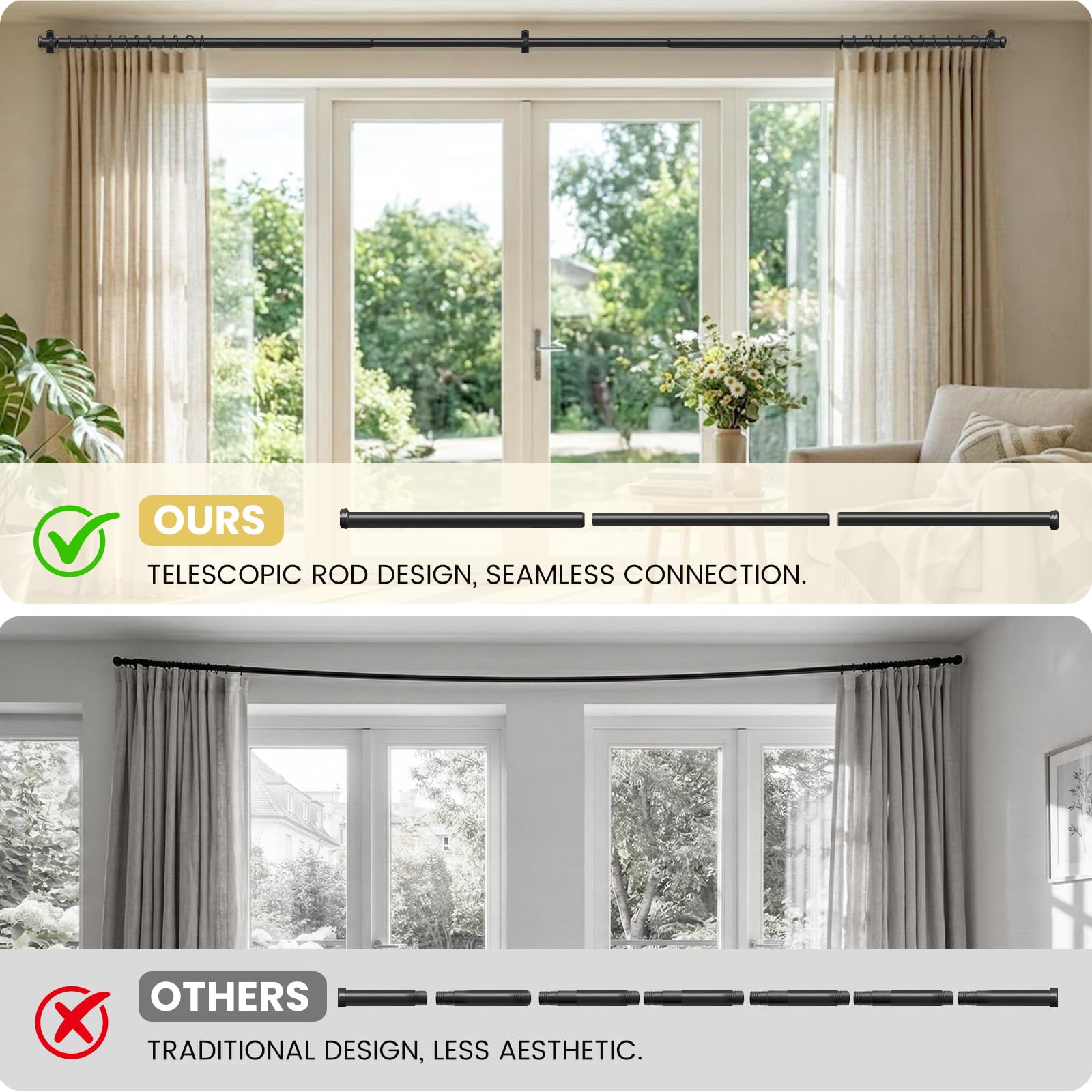 SOMINS ceiling-mounted installation demonstrating flexible mounting and clean lines