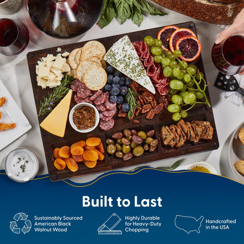 Sonder Los Angeles hand holding board for size comparison and easy kitchen handling