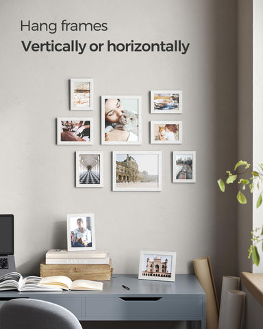 SONGMICS 5x7 frame close-up highlighting clean edge and secure photo display