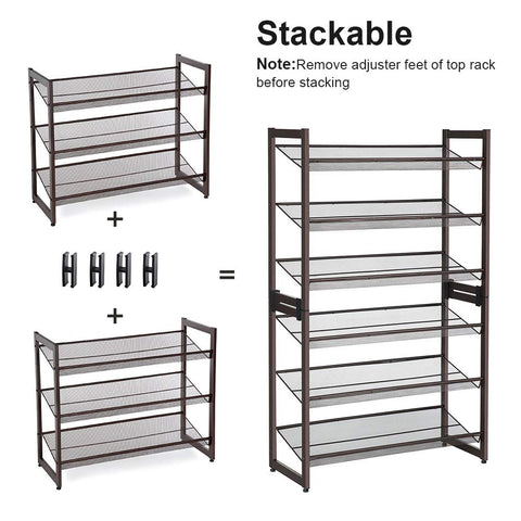 SONGMICS adjustable feet detail keeping the rack level on uneven floors for stability