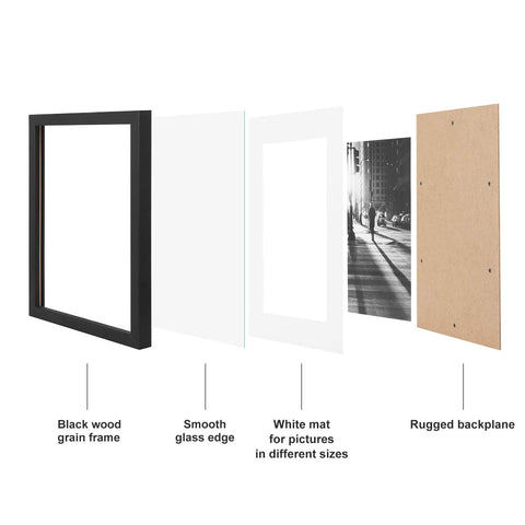 SONGMICS rear view with easel and hanging hardware showing quick setup benefit