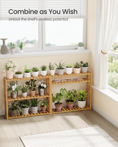 SONGMICS shelf styled in bathroom to create organized, calming space