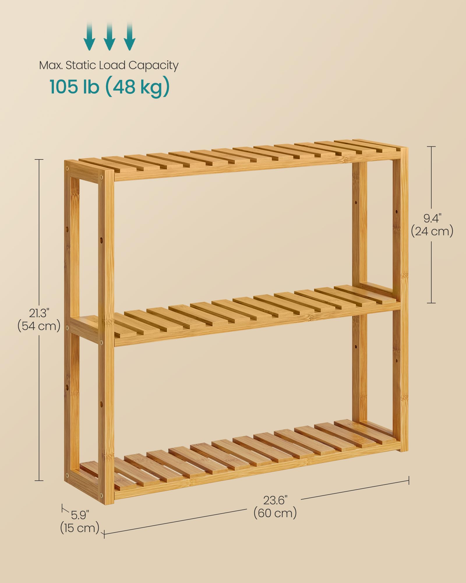 SONGMICS included hardware and parts for quick assembly