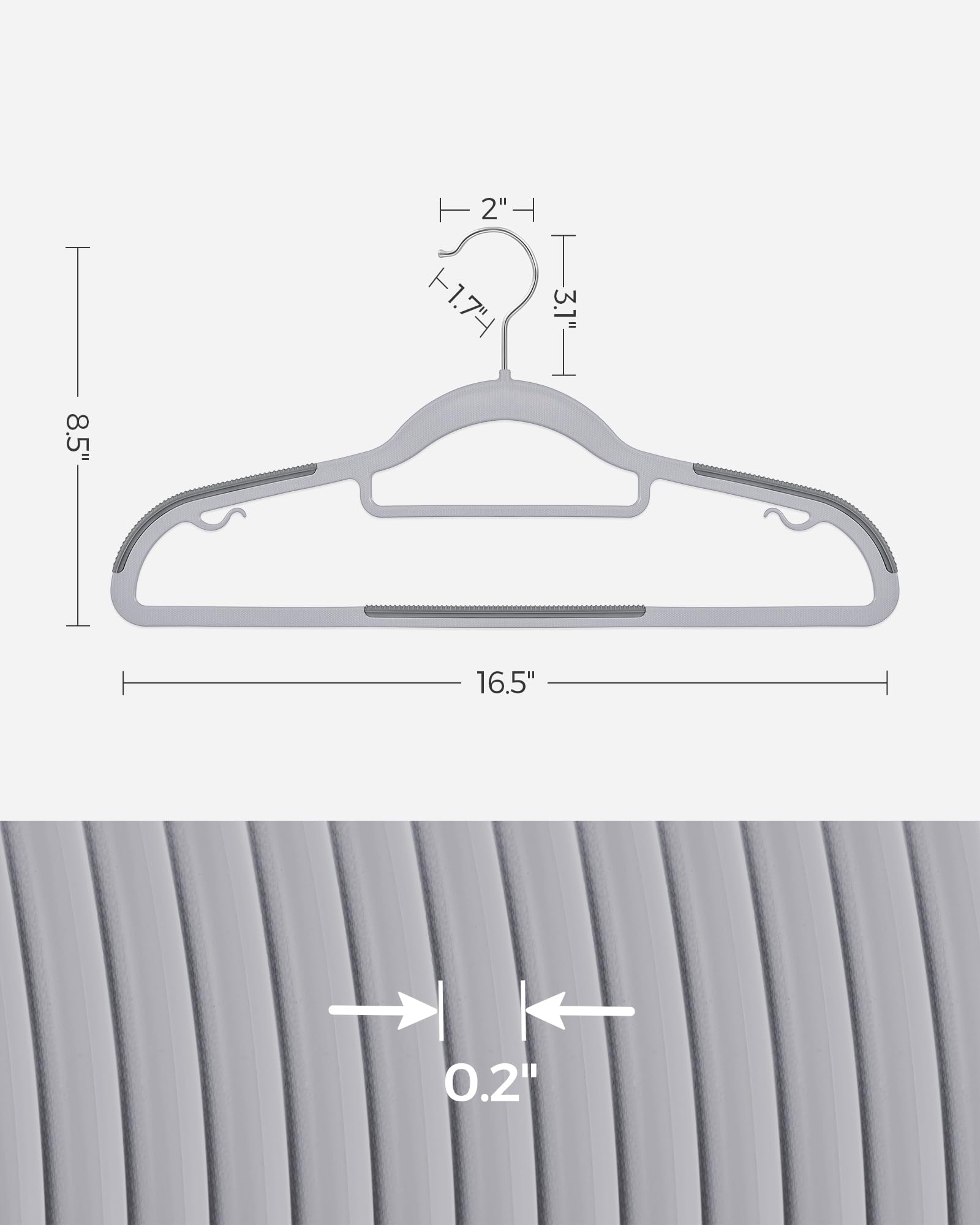 SONGMICS bottom bar with pants showing multi-use storage and wrinkle reduction