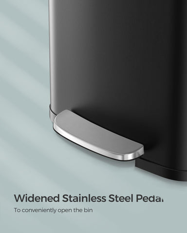 SONGMICS carbon filter in lid, reduces kitchen odors effectively
