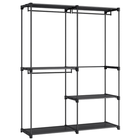 SONGMICS anti-tip kit mounted showing improved stability and safety benefit
