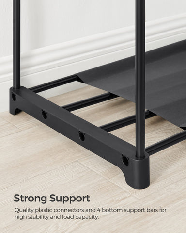 SONGMICS in bedroom lifestyle showing tidy room and quick setup benefit