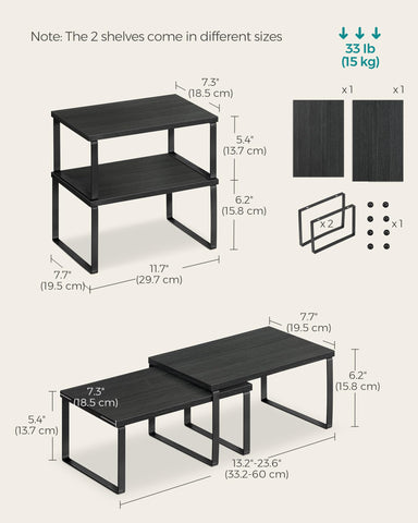 SONGMICS close-up of engineered wood top highlighting durable finish and style