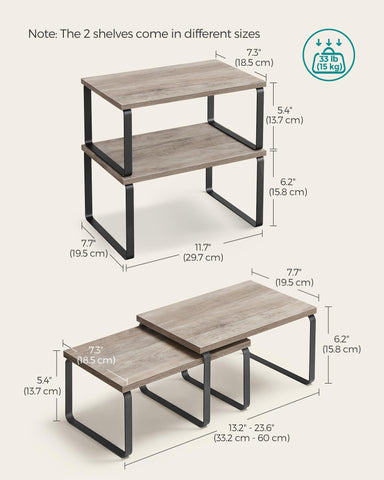 SONGMICS close-up of engineered wood top highlighting durable finish benefit