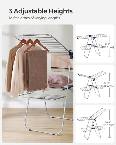 SONGMICS folded flat under bed showing compact storage advantage