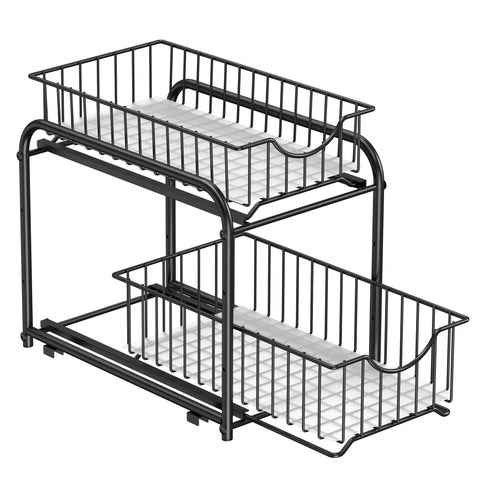 SONGMICS front view of assembled organizer showing neat storage benefit