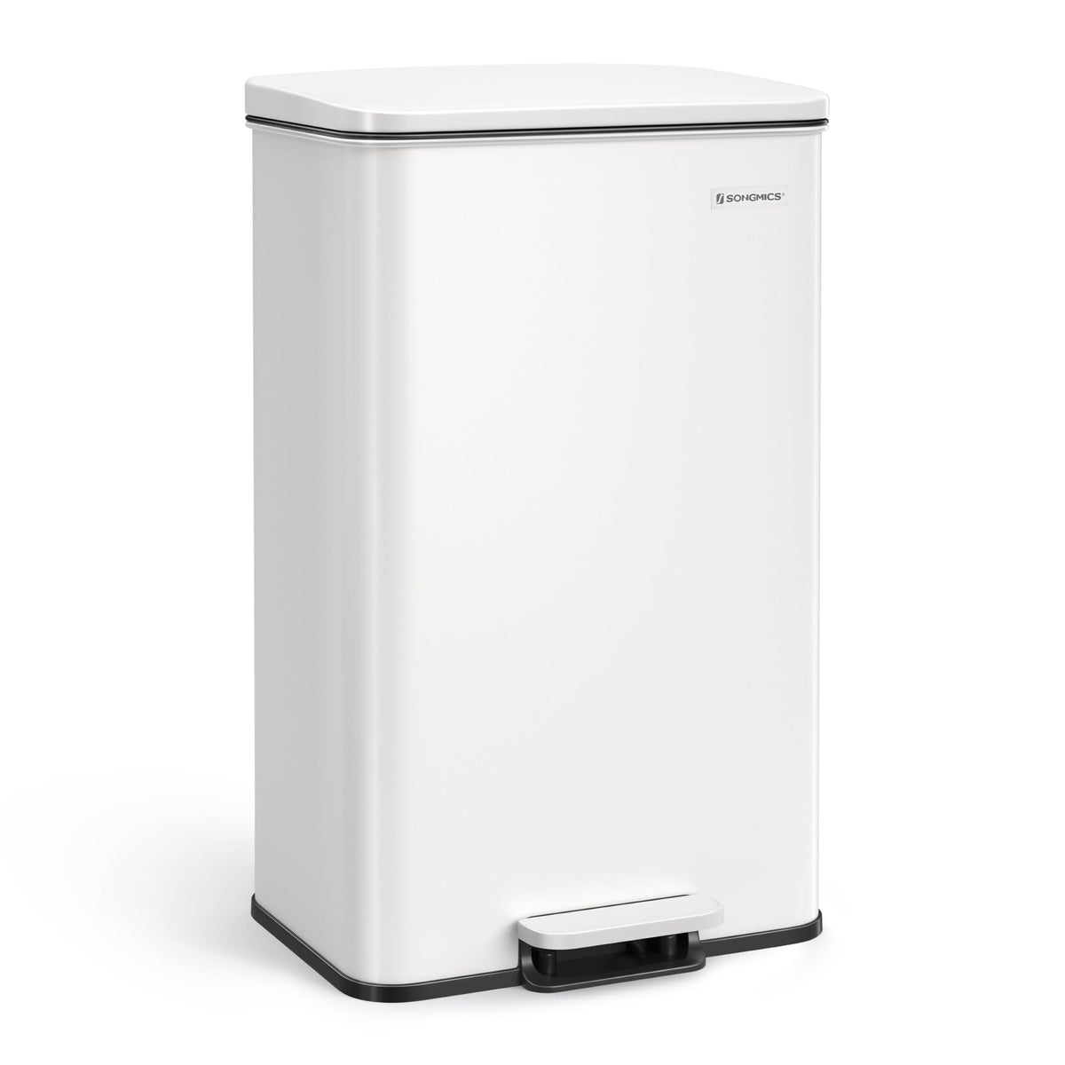 SONGMICS front view showing sleek stainless steel and modern design benefit: blends with appliances