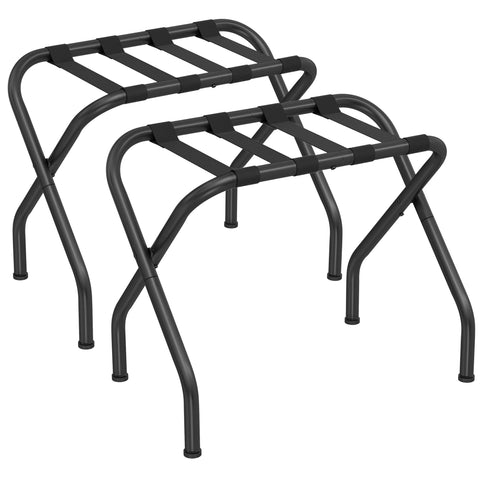 SONGMICS front view of luggage rack showing stable elevated support