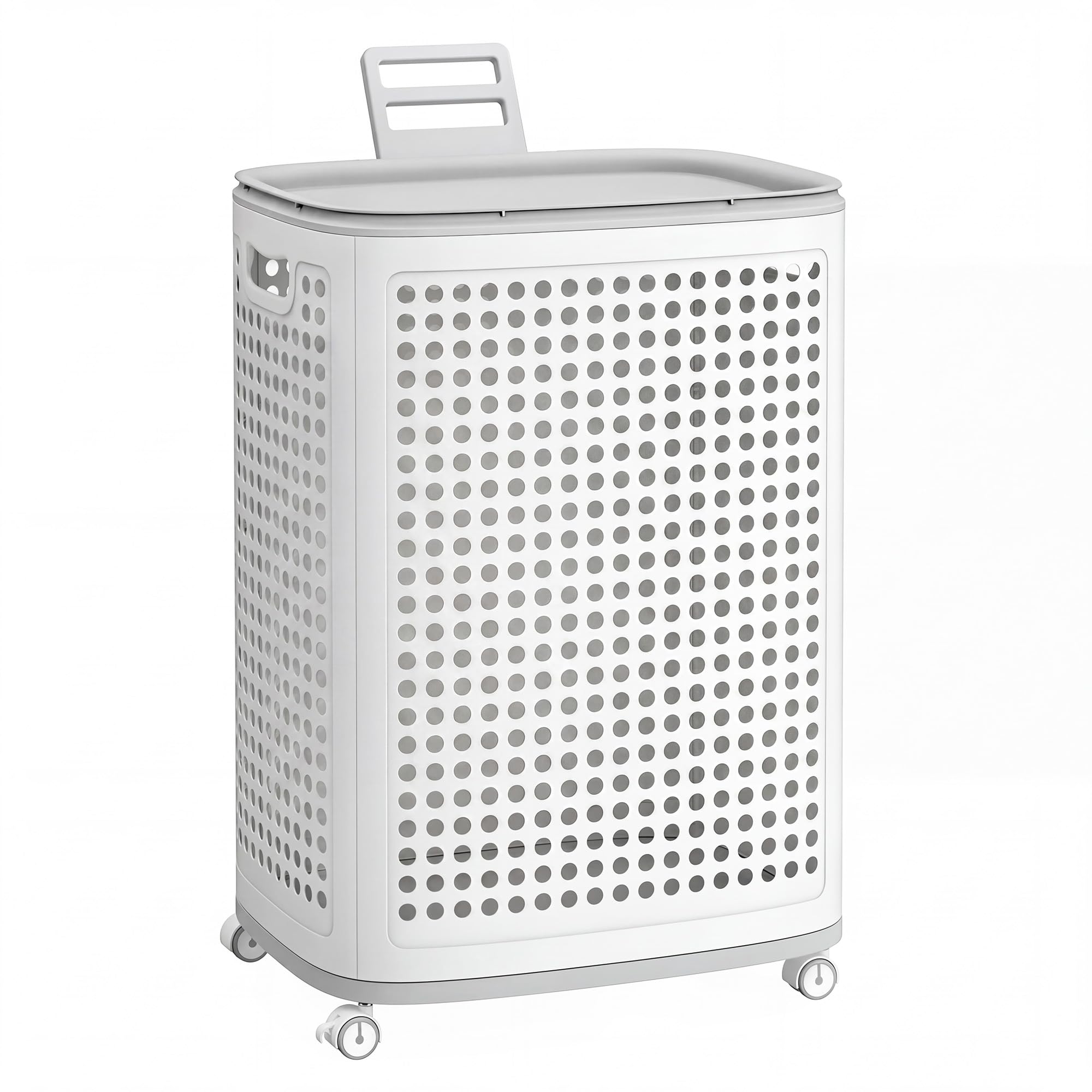 SONGMICS front view showing slim profile and large capacity benefit