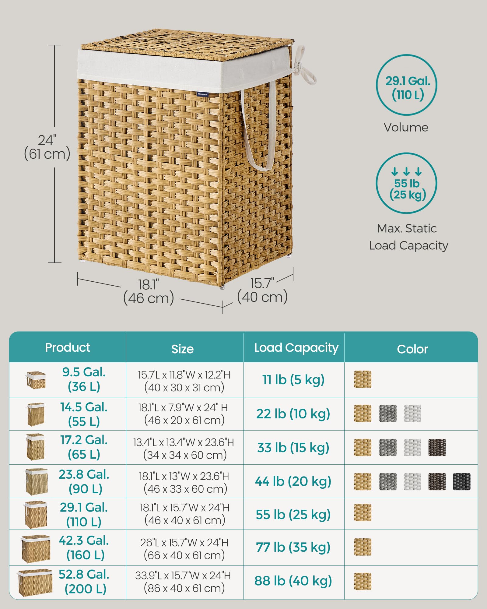 SONGMICS in-bathroom lifestyle scene showing organized room aesthetic benefit